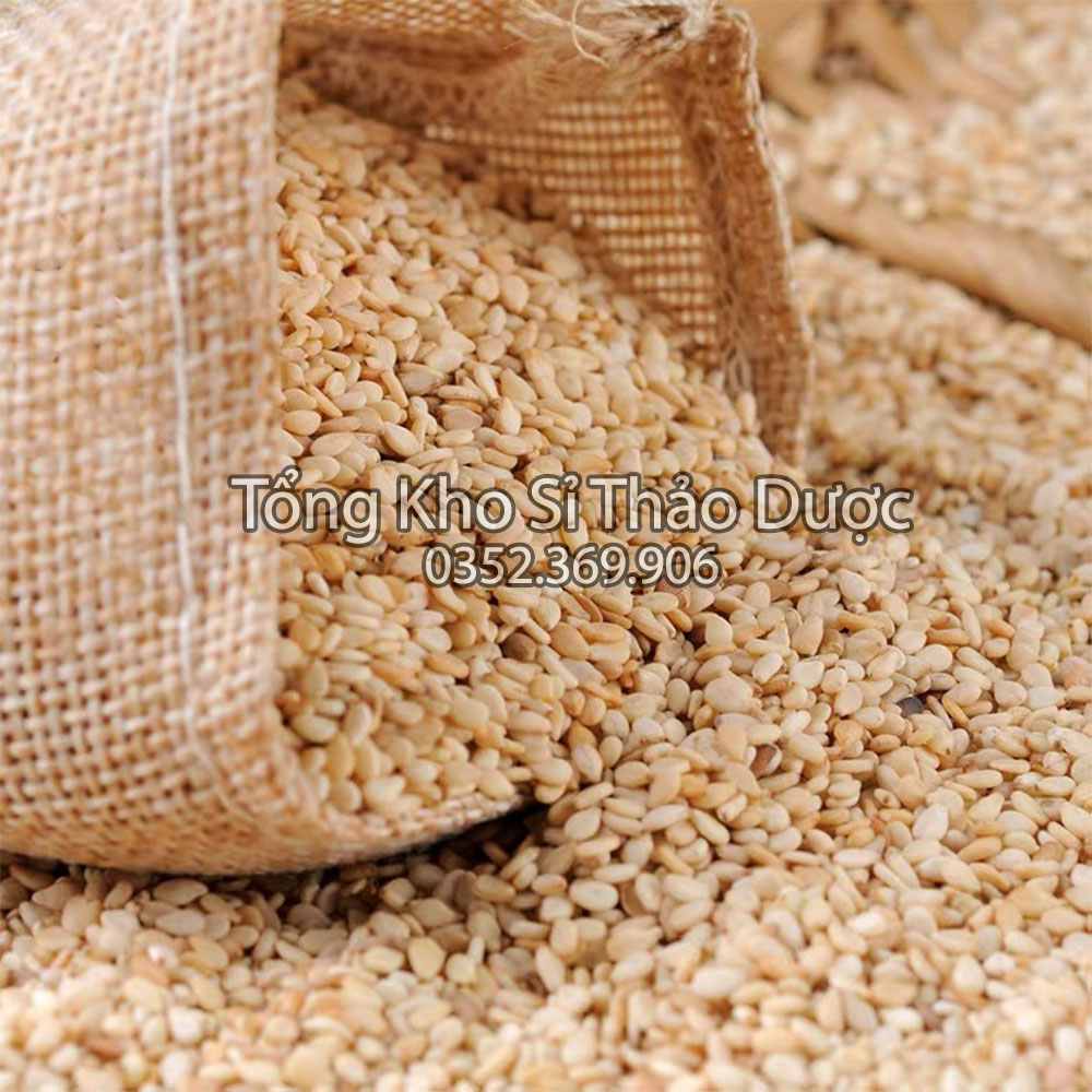 Hạt mè trắng nguyên vỏ 1kg ( Vừng trắng khô làm sốt mè rang thơm ngon)