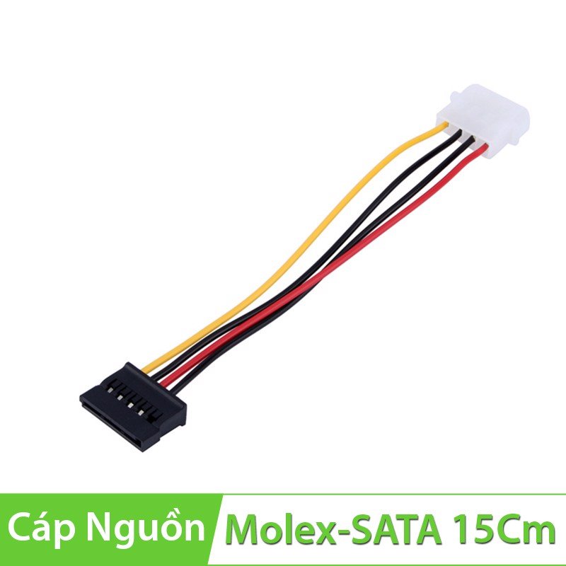 Cable converter 4 pin IDE Molex to 15 pin for SATA hard disk high quality