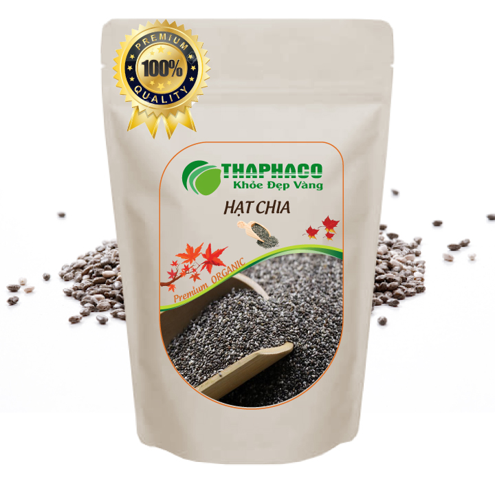 [Túi Lớn 1kg] Hạt Chia Hữu Cơ Nhập Khẩu Từ Úc - Hàng Chính Ngạch - Chất Lượng Cao