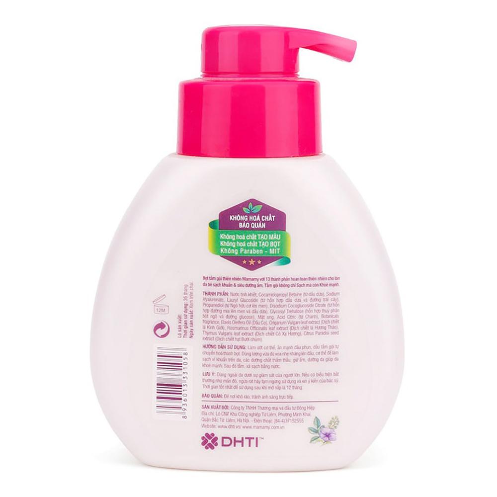 Bọt Tắm Gội Thiên Nhiên Mamamy Raspberry ( 400ml)