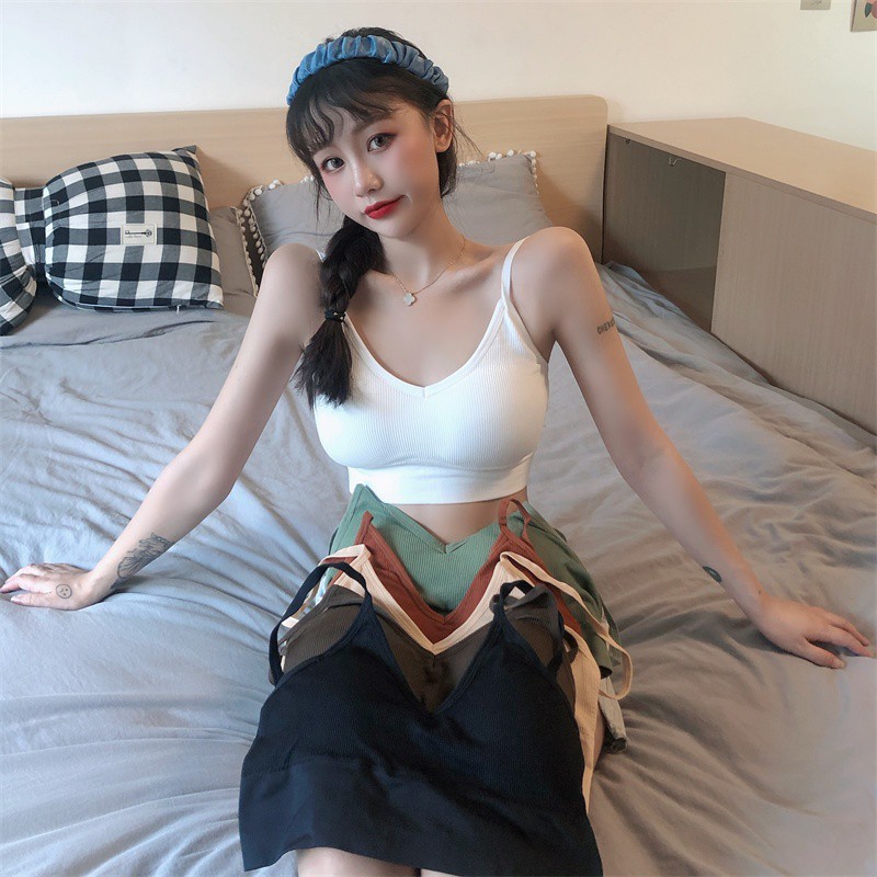 Áo bra Gân khoét chữ U siêu HOT