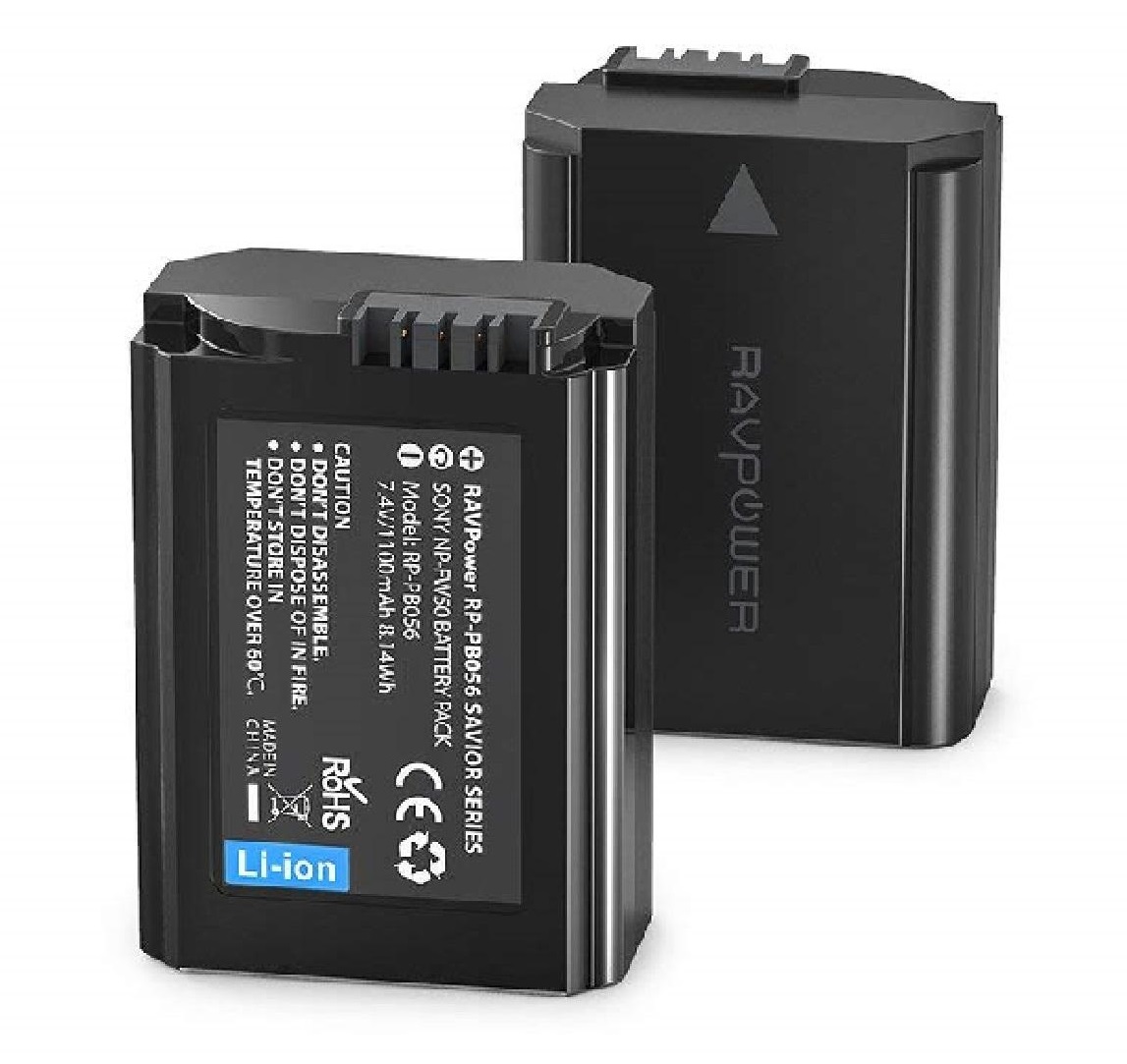 Pin máy ảnh Ravpower NP-FW50