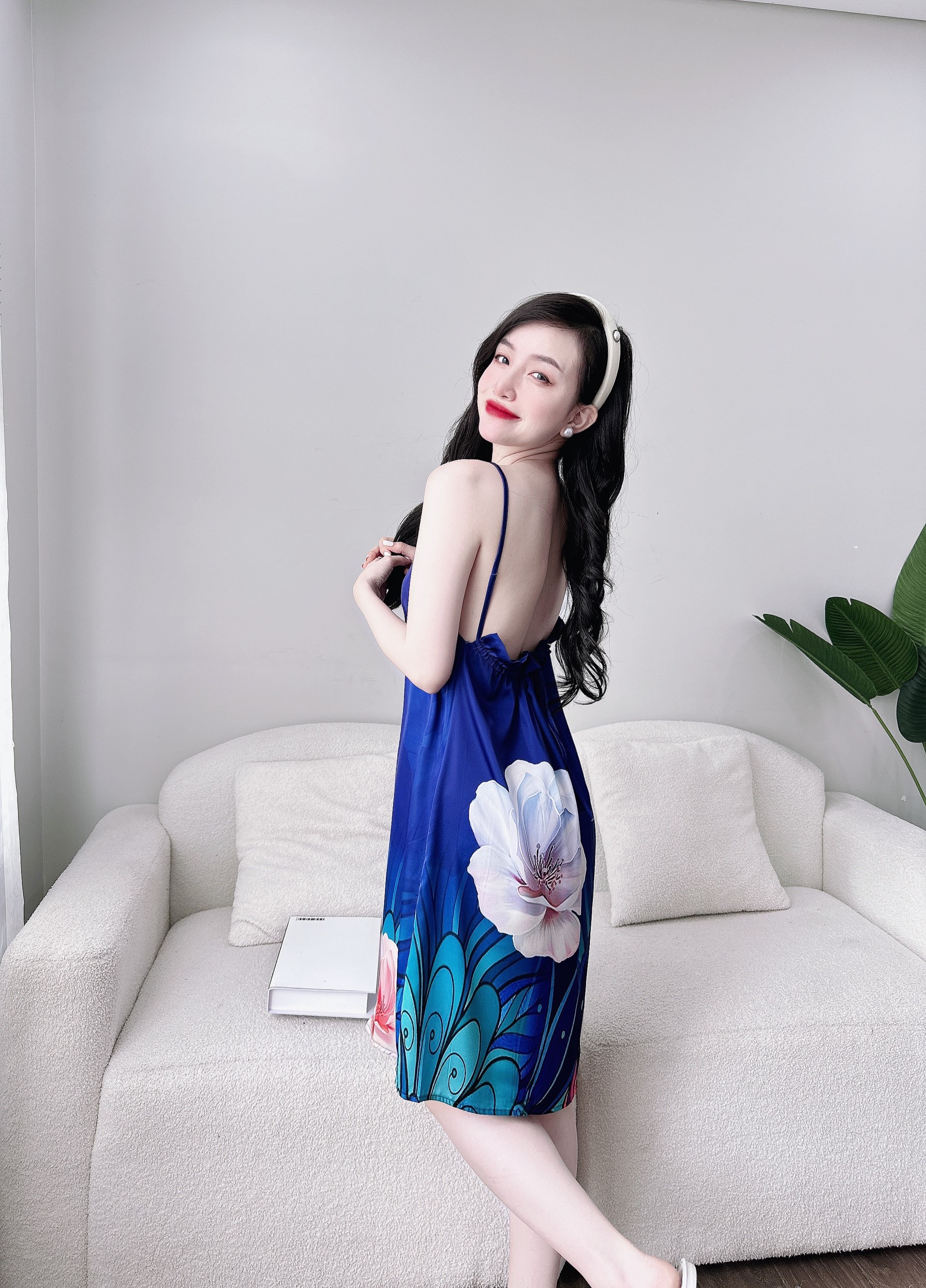 [HCM]DB116- Đầm Lụa Trơn Cao Cấp