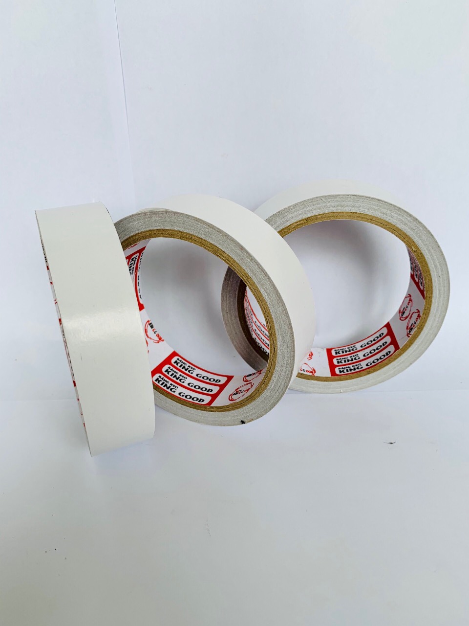 Combo 5 Cuộn băng keo 2 mặt màu trắng loại 11m (Khổ 24cm) bám dính cực tốt