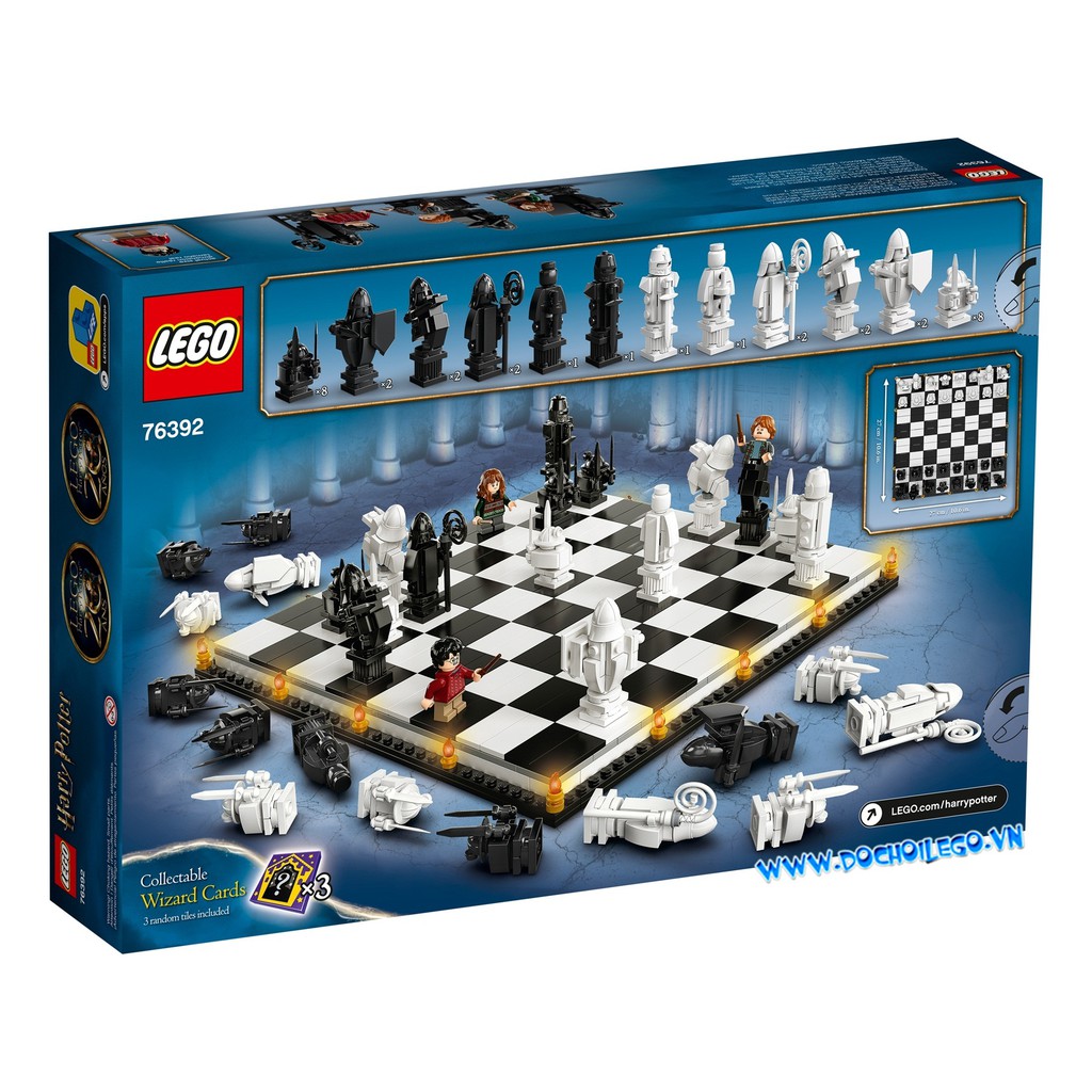 [Có sẵn] 76392 LEGO Hogwarts™ Wizard’s Chess - Bộ cờ Harry Potter