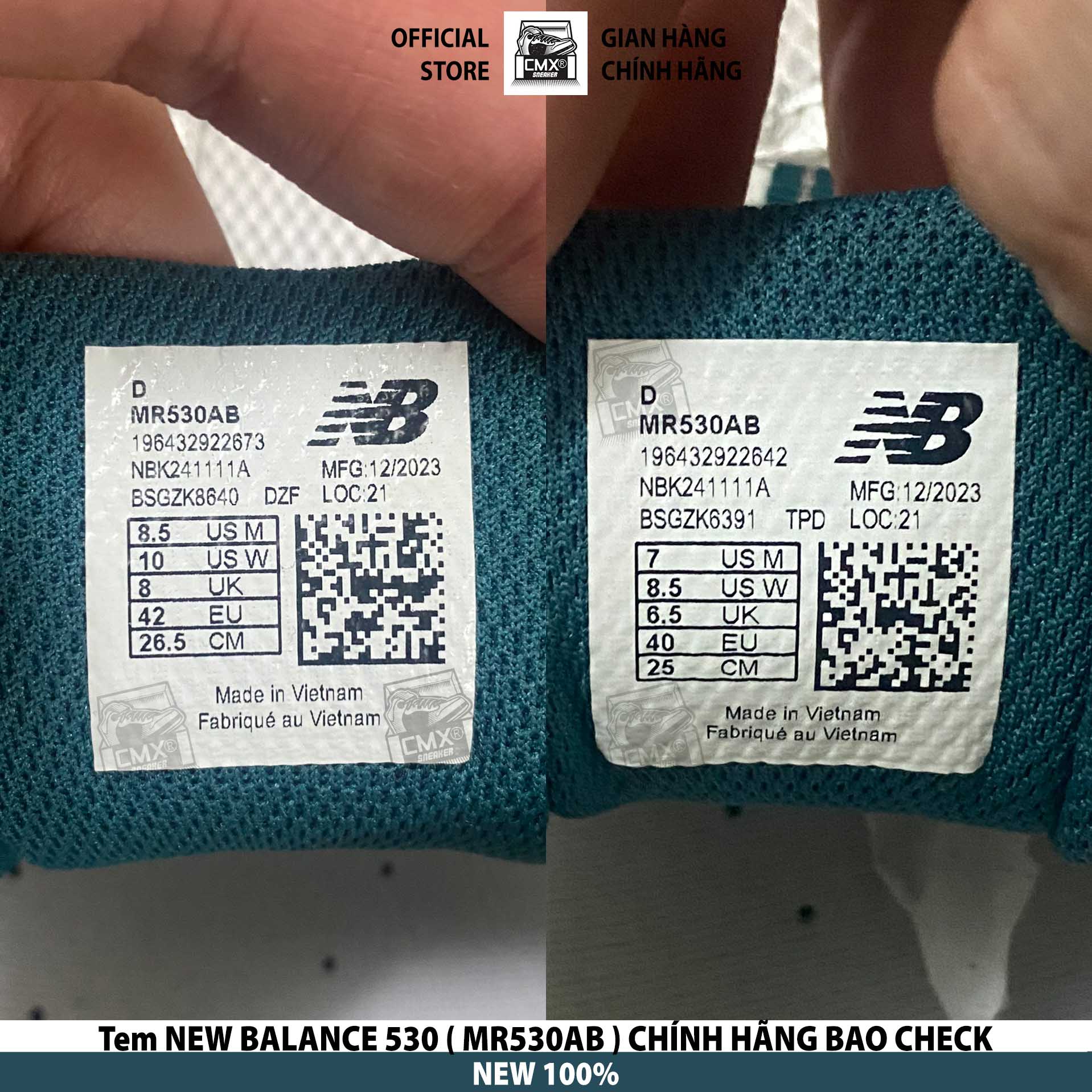 😘 [ HÀNG CHÍNH HÃNG CÓ SẴN ] Giày New Balance 530 GREEN PEARL SILVER ( MR530AB ) - AUTHENTIC 100%