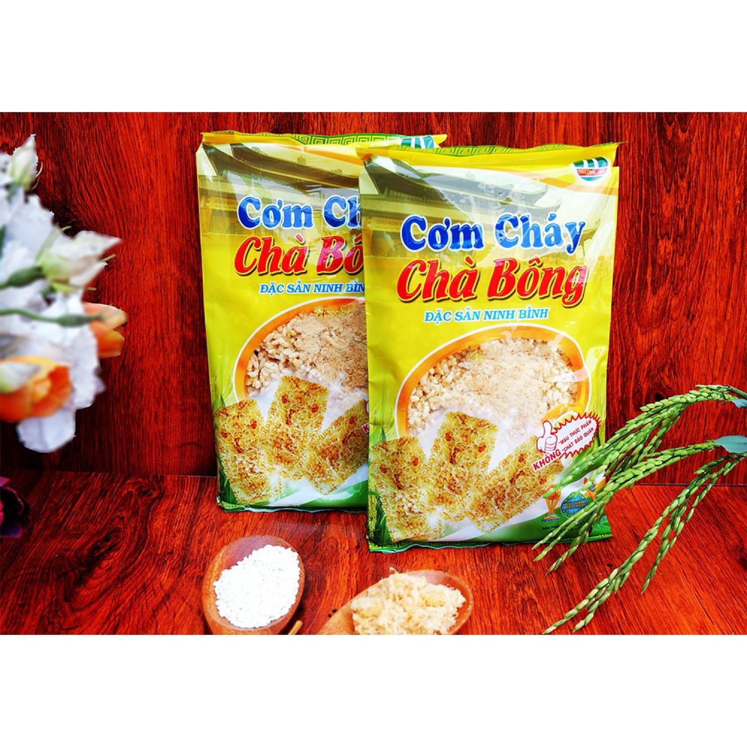 CƠM CHÁY CHÀ BÔNG - ĐẶC SẢN NINH BÌNH gói 195g