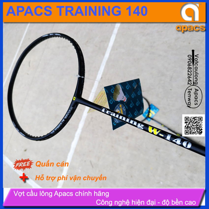 Vợt tập cầu lông Apacs Training 140gr Cải thiện khả năng điều vợt, tăng sức mạnh cho cú đánh