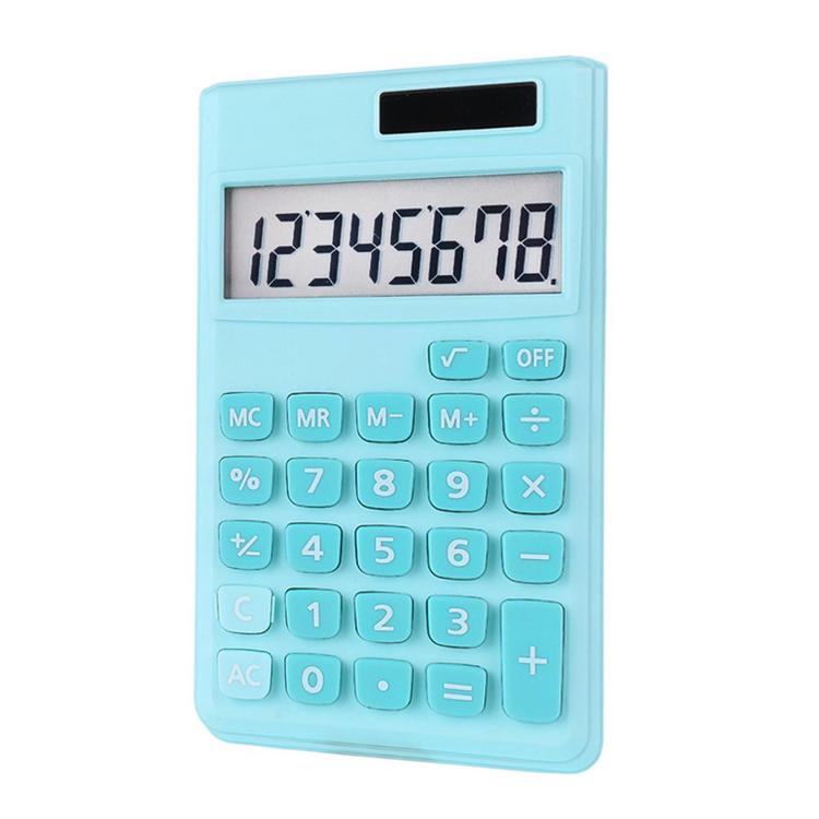 Student Calculator High Sensitivity Calculator with Solar Panel Auto Powered Kids Calculators Solar Basic Calculator for Homes Offices presents