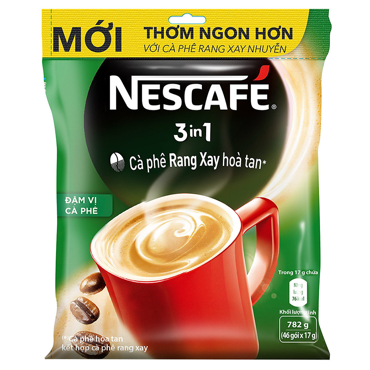 Cafe sữa Nescafe - Đậm vị cafe 782g (46 gói x 17g)