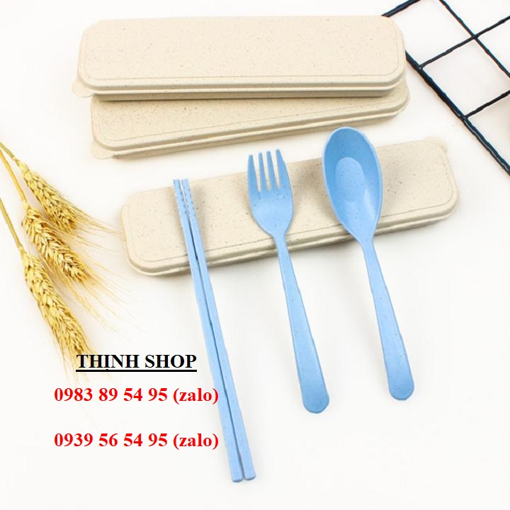[HCM]bộ muỗng đũa văn phòng - bộ muỗng đũa