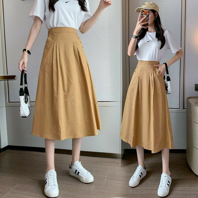 Chân Váy Dáng Dài Ulzzang size s,m,l Dư Tú Lệ