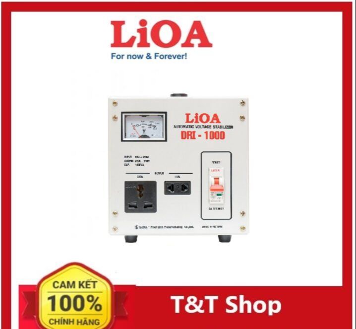 Ổn áp Lioa 1KVA dải 90(DRI-1000) đến 150( SH-1.000II )