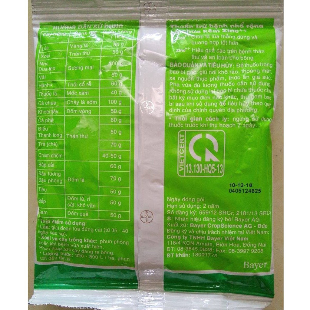 Thuốc Trị Nấm Cây Nho ANTRACOL 70WP