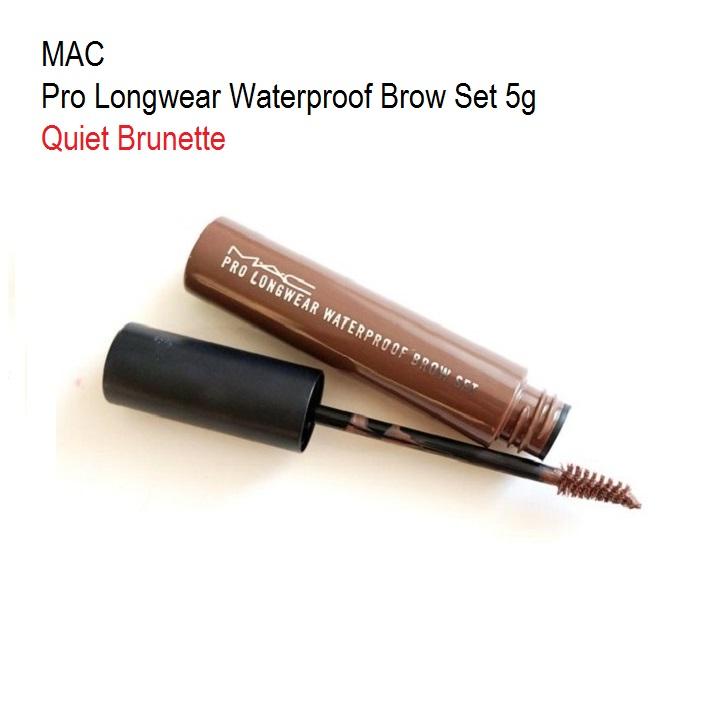 [HCM]Gel Kẻ Lông Mày Màu Quiet Brunette Chống Thấm MAC Pro Longwear Waterproof Brow Set 5g
