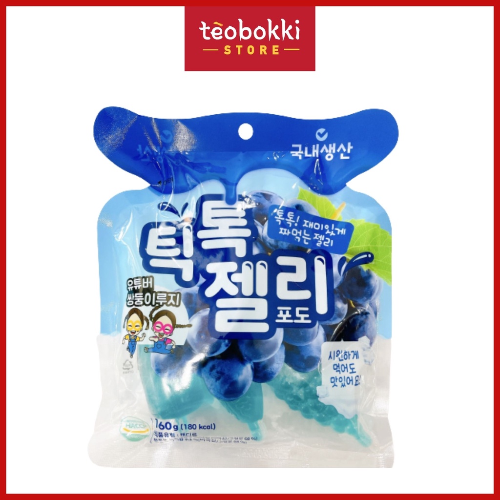 Thạch hút trái cây hàn quốc 160g, 386g