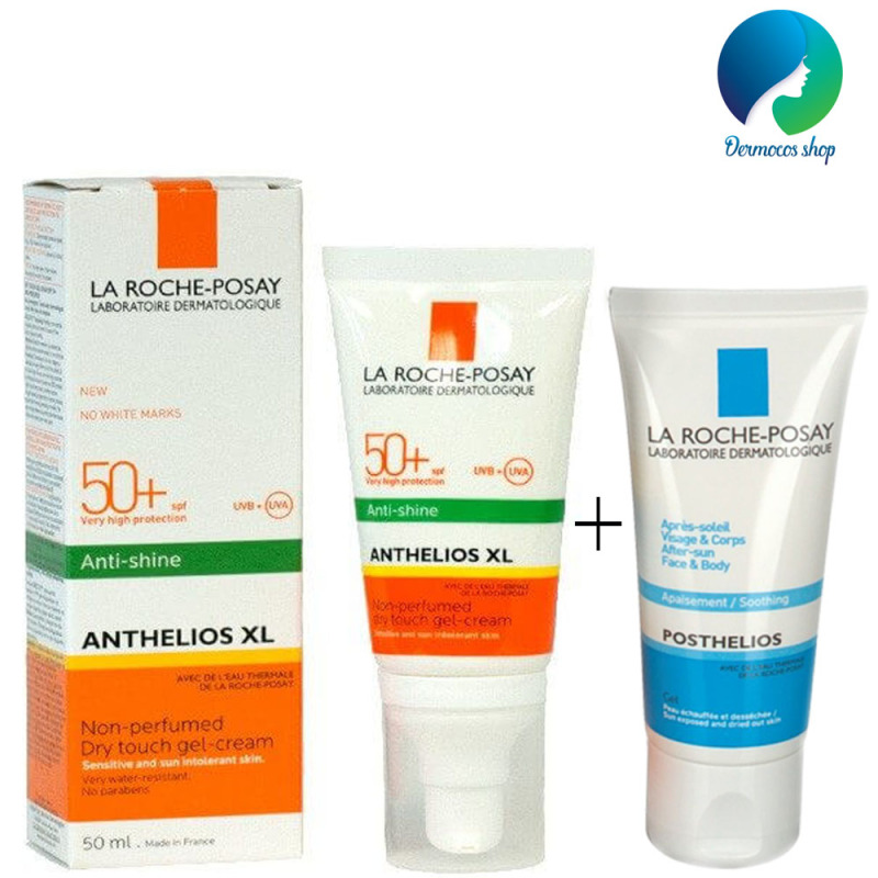 Kem chống nắng chống bóng nhờn cho da dầu hỗn hợp La Roche Posay Anthelios Xl Anti-Shine Dry Touch 50ml ( tặng 1 kem nhả nắng Posthelios 40ml) - DMCMP087
