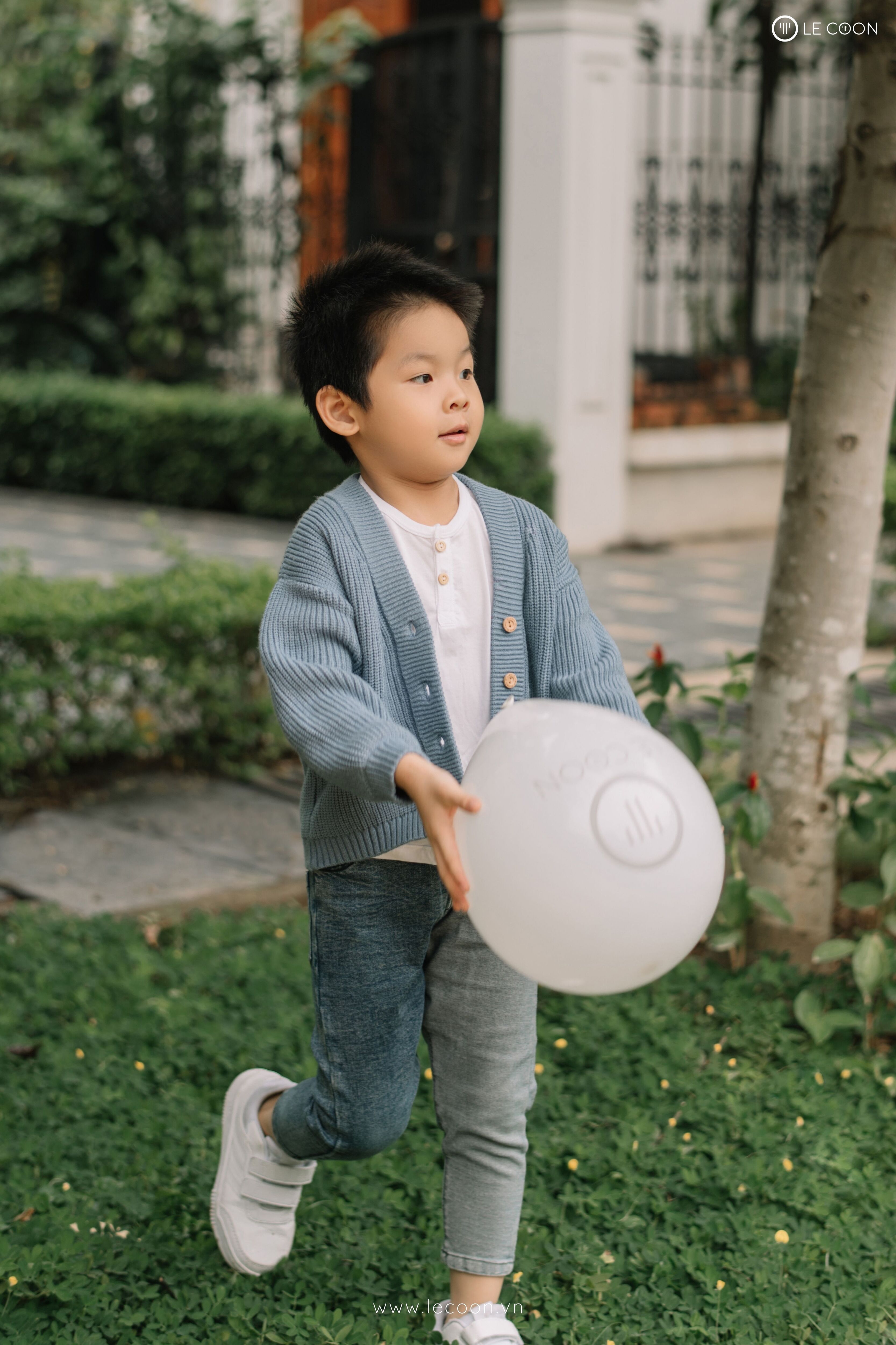 LE COON | Áo Len Cardigan | 3 tháng - 3 tuổi
