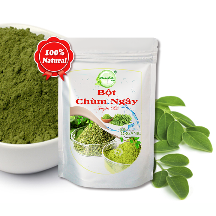 Bột Chùm Ngây da trắng sáng, làm mờ thâm 100gr - Henashop