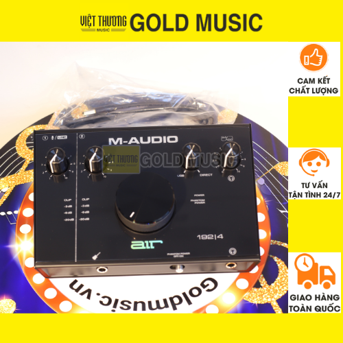 Soundcard phòng thu M-audio AIR192 x4 - card chuyển tín hiệu âm thanh thu âm chuyên nghiệp