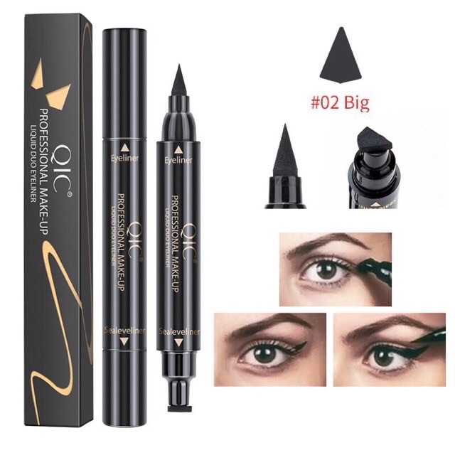 Bút kẻ mắt nước 2 đầu qic