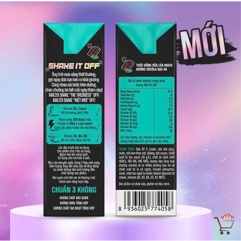 Sữa Lúa Mạch Lof Malto 180ml x 48 Hộp