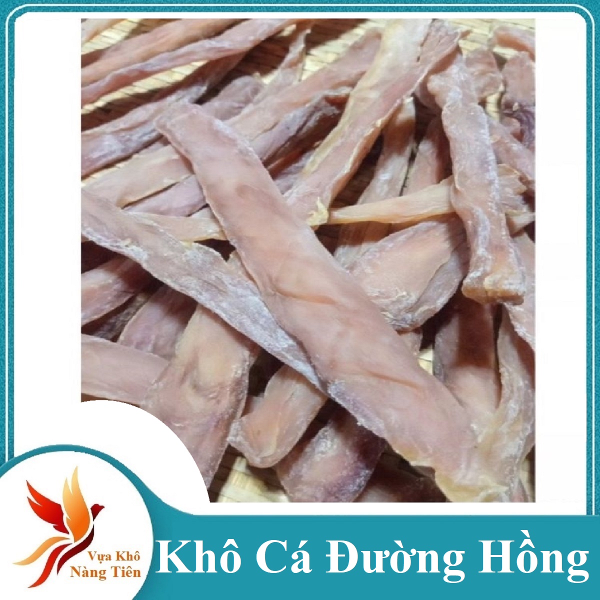 1 kg khô cá đường loại 1- màu đỏ hồng hàng chất lượng