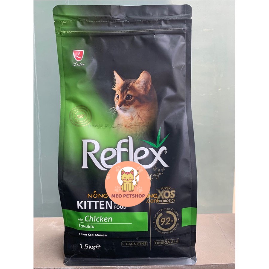 [1.5kg] Hạt Reflex Plus Cho Mèo (Nhập khẩu Thổ Nhĩ Kỳ)