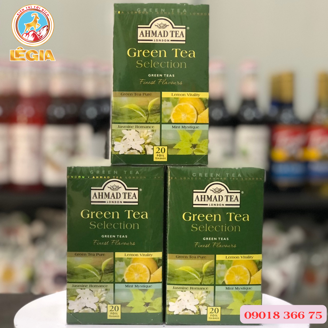 Bộ sưu tập trà xanh ahmad 40g - green tea selection