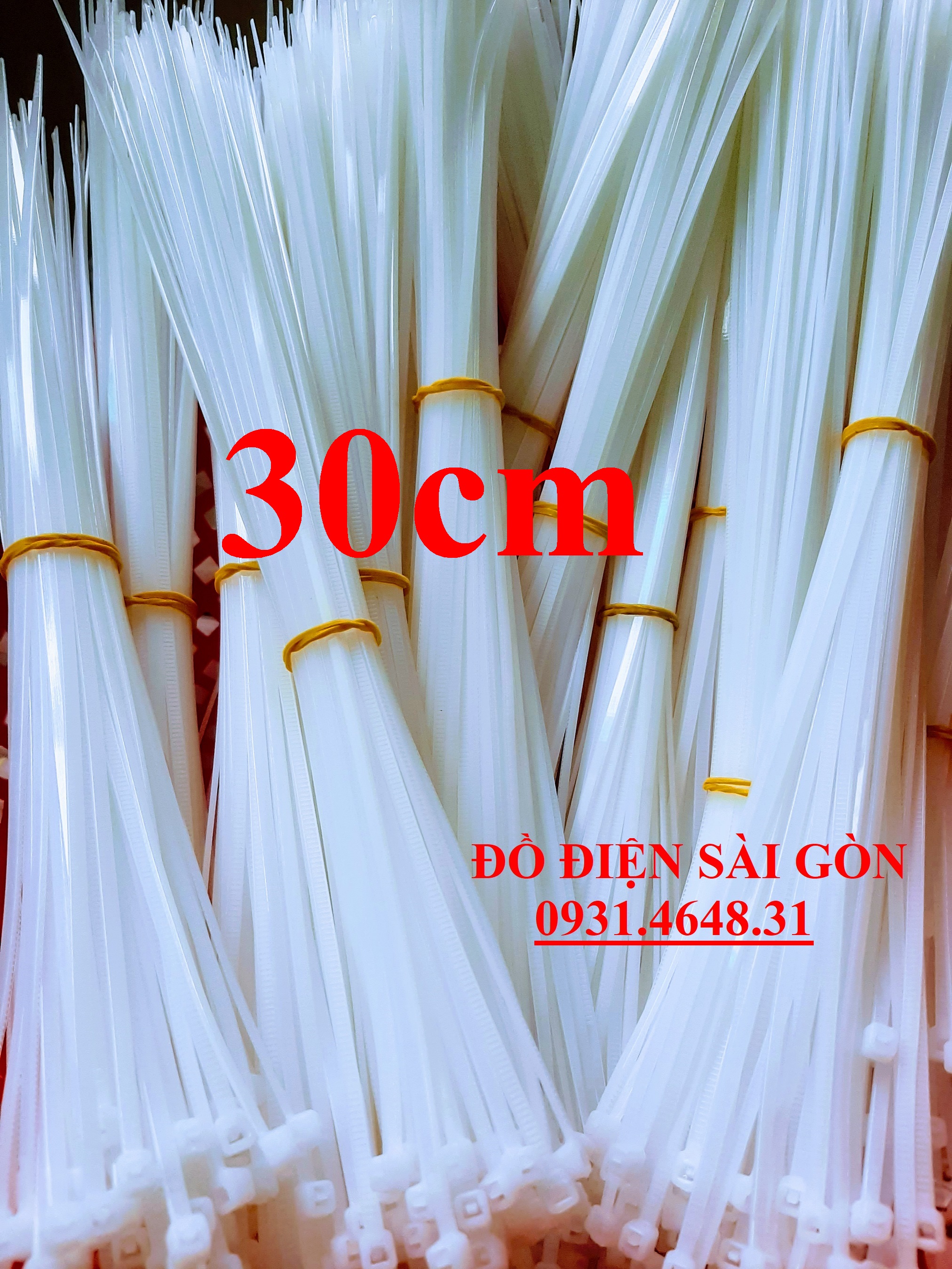 1 kg dây rút nhựa, dây thít nhựa dài 30cm loại nylon pa66 cao cấp