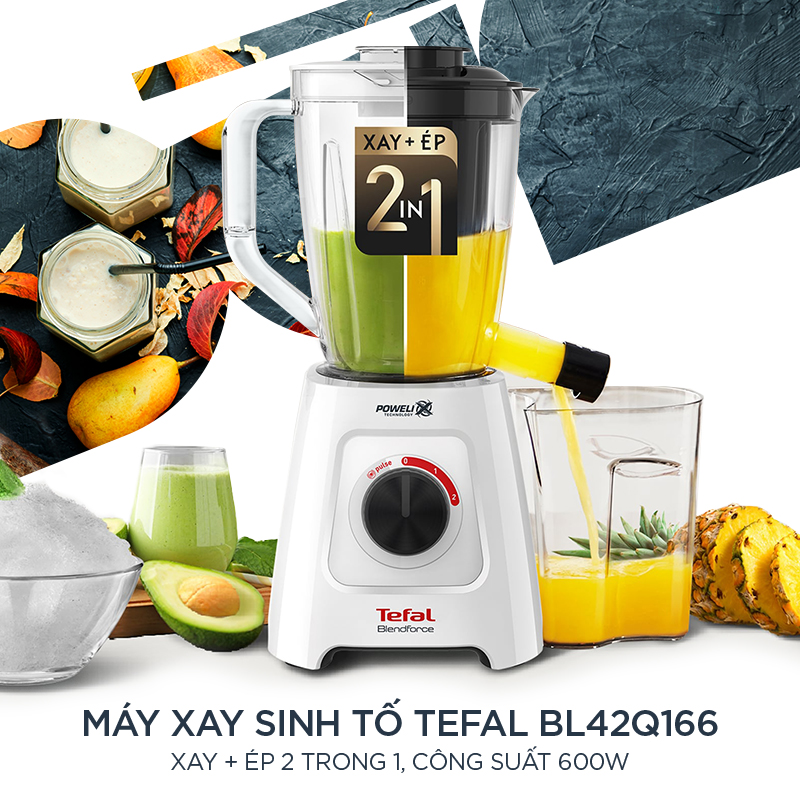 Máy xay sinh tố đa năng Tefal BL42Q166
