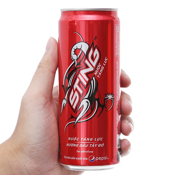 Thùng Sting Dâu 24 Lon X 330ml