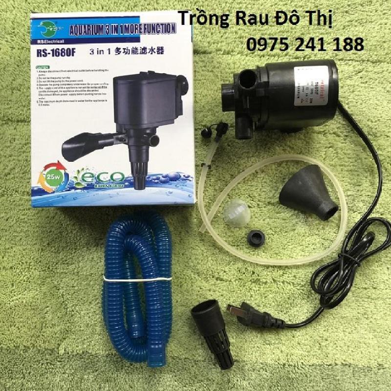 Máy bơm bể cá thế hệ mới RS-1680F, công suất mạnh 25W, lưu lượng 1.750 lít/ giờ