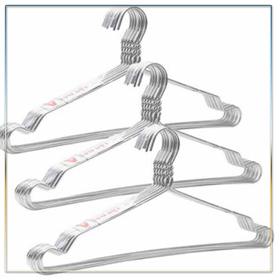 Combo 20 móc nhôm phơi áo quần 45cm loại a1 hưng huê