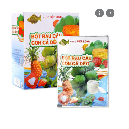 Bột rau câu con cá dẻo Hiệp Long 10g