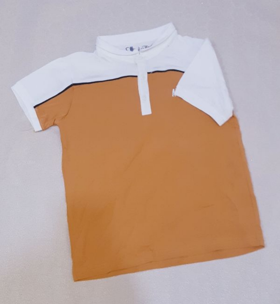 Áo thun có cổ cho bé trai size đại