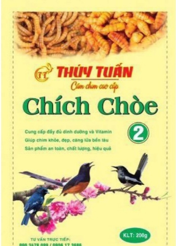 Combo 5 gói cám chòe thúy tuấn số 2(gói 200)