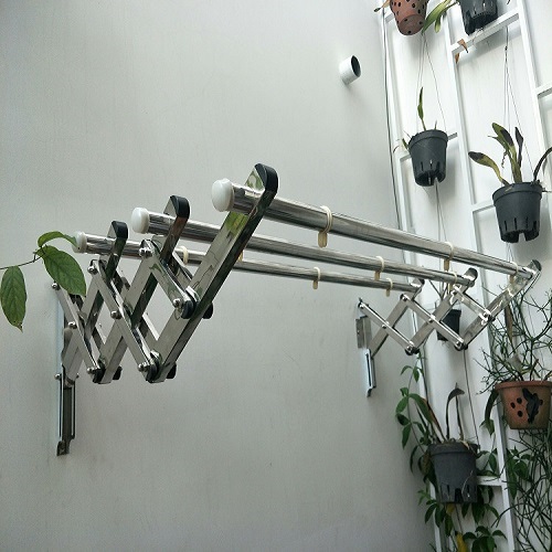 Giàn phơi gắn tường INOX 2m Loại dày