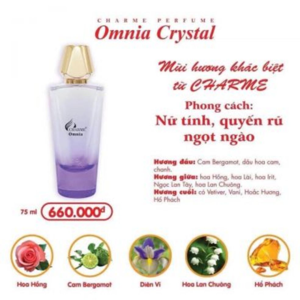[HCM]Nước hoa nữ omina 35ml