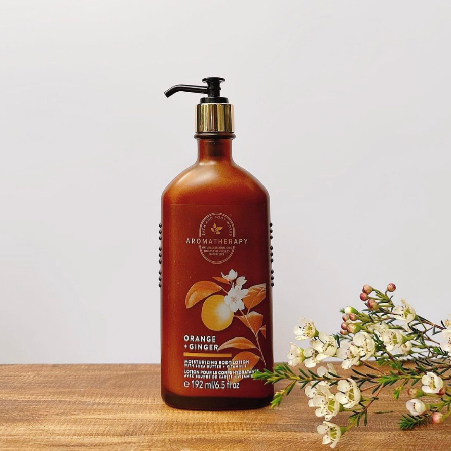LOTION Dưỡng thể thư giãn Aroma Bath & Body Works Body Lotion Aromatherapy chai thủy tinh 192ML