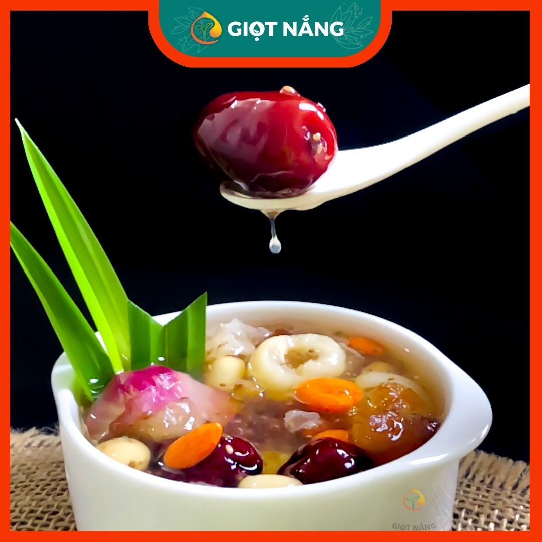 Set nguyên liệu nấu chè dưỡng nhan tuyết yến 25 30 chén đồ ăn healthy làm đẹp giảm cân từ Nông Sản Sạch Giọt Nắng