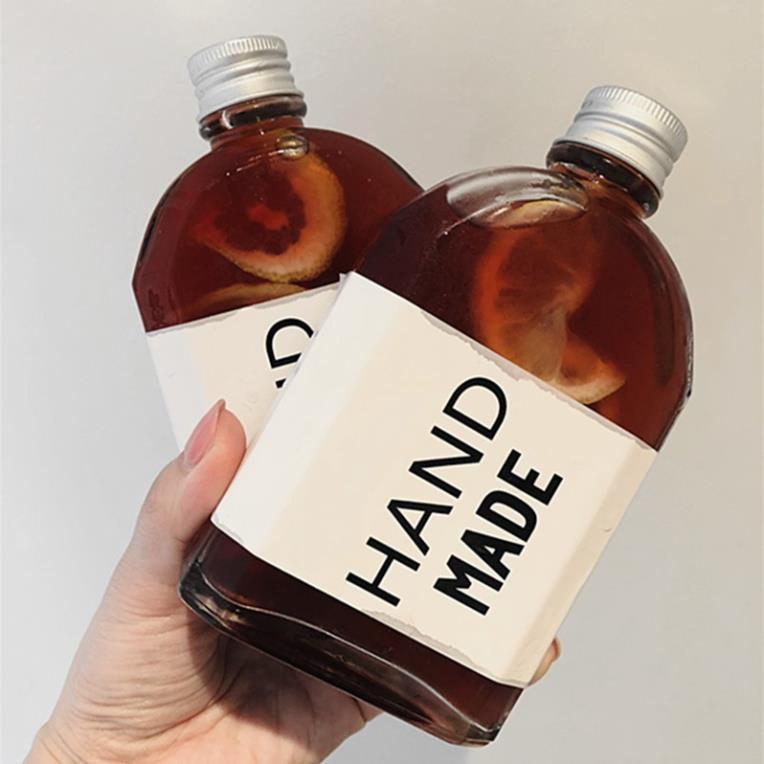 Chai thủy tinh nắp thiếc dẹp vai vuông 100ml 250ml 350ml 500ml