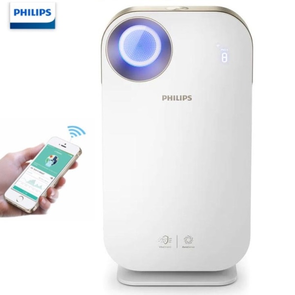 Máy lọc không khí kháng khuẩn Philips AC4558/00 tích hợp Wifi - Công suất: 65W - Điện áp: 220V - Hàng Nhập Khẩu Cao Cấp