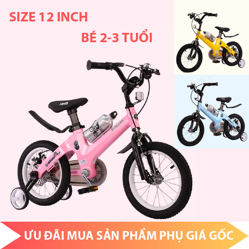 >> BÁO GIÁ VALI KÉO NGANG PHI CÔNG VẢI CAO CẤP 2 BÁNH XE TO SIZE 18 INCH TK009 | Shopee Lazada Sendo Tiki mới nhất 96 Xe đạp cho bé Vinta A284 size 12 inch cho bé trai bé gái từ 2-3 tuổi, hợp kim magie siêu bền, lốp cao su bám đường tốt, có kèm 2 bánh phụ chống đổ an toàn cho bé làm quen dễ dàng