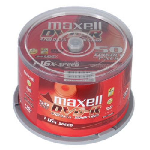 Đĩa trắng dvd maxell 4.7gb cọc 50 cái - đĩa trắng ghi phần mềm