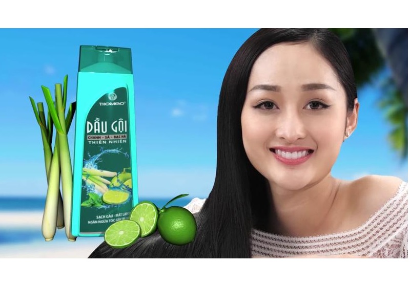 Dầu Gội Chanh - Sả - Bạc Hà Thorakao 400ml