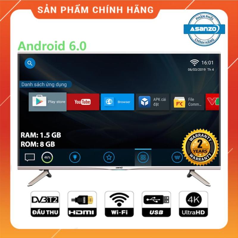 Bảng giá Smart Tivi Asanzo 50 inch Ultra HD 4K Voice Search - Model 50X9 (NEW 2019) Tìm kiếm bằng giọng nói, Tích hợp DVB-T2, Wifi