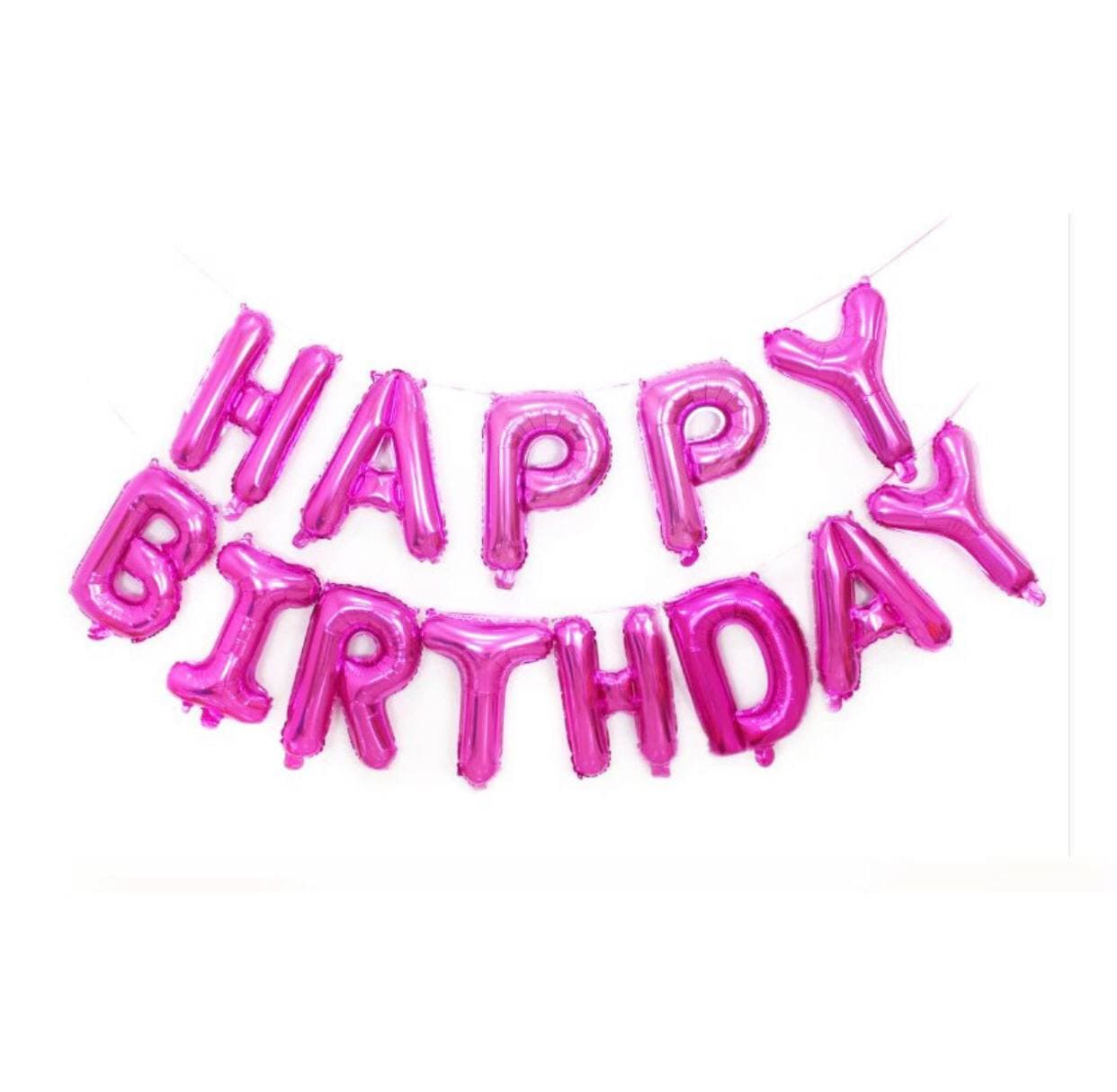 Bóng chữ Happy Birthday