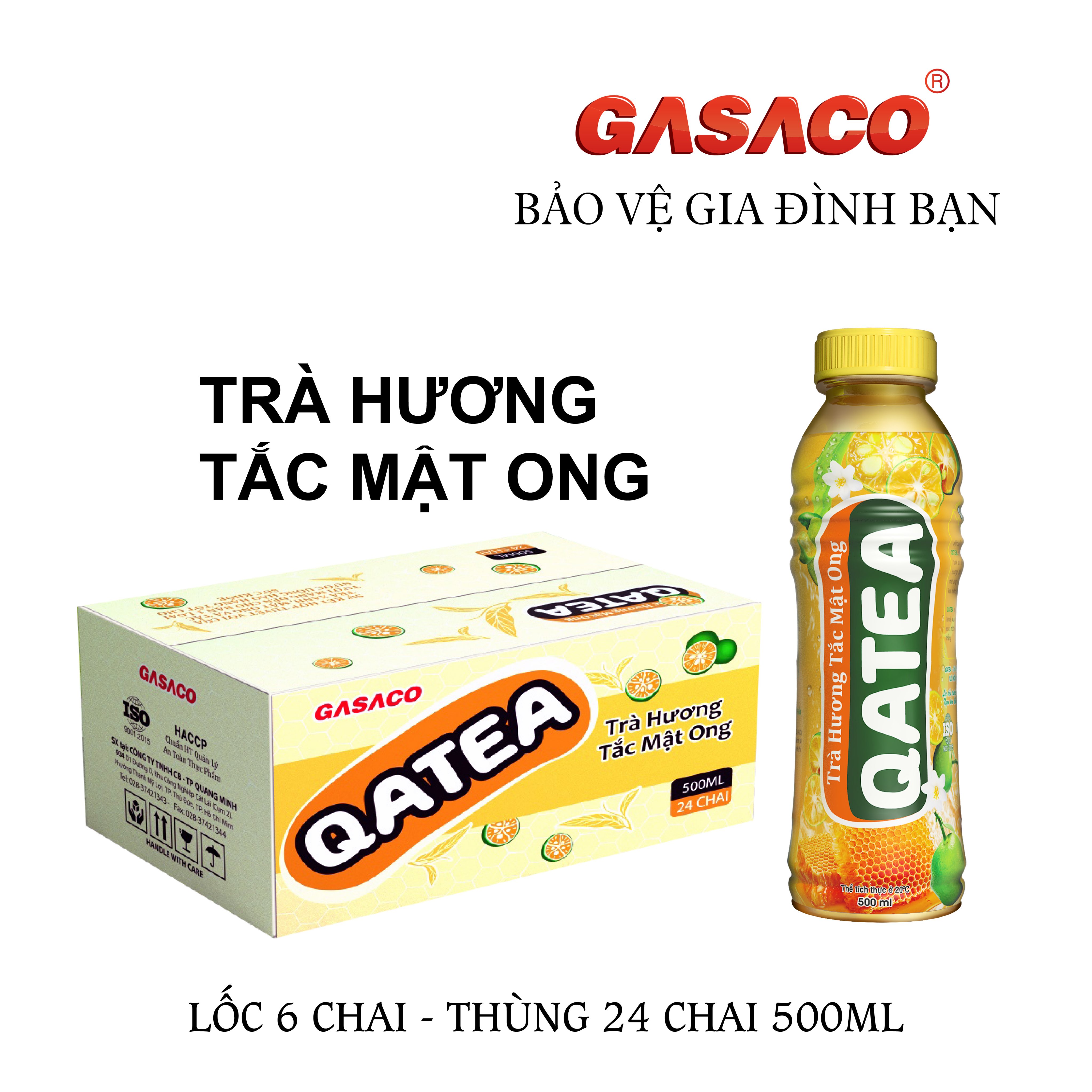 Thùng Trà tắt mật ong QATEA 500ml