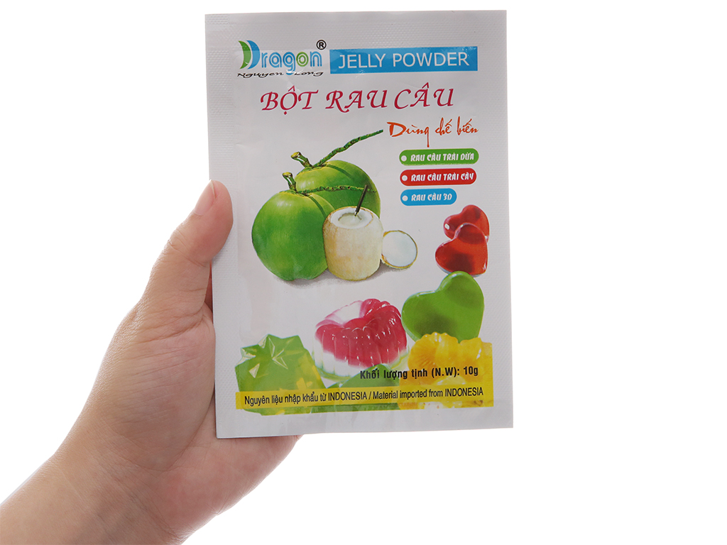 Rau câu dừa Dragon hương dừa gói 10g
